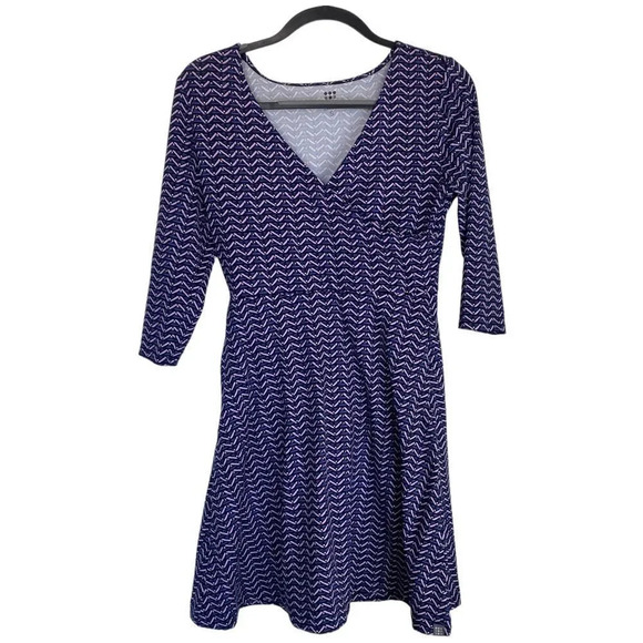 TITLE NINE Wrapper's Delight Dress Pallay Print Size Small Purple Outdoor - Picture 3 of 8
